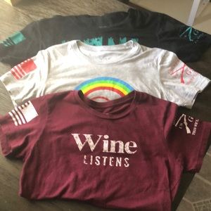 Lot of 4 grunt style tees